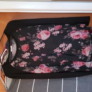 Maurices 24/7 long sleeve top size large